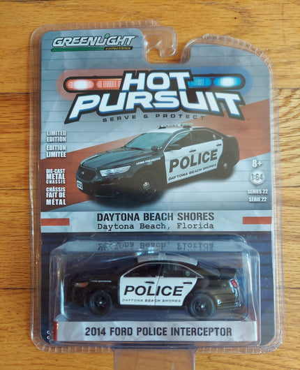Greenlight Collectibles: Hot Pursuit -Daytona Beach 2014 Ford Police Interceptor