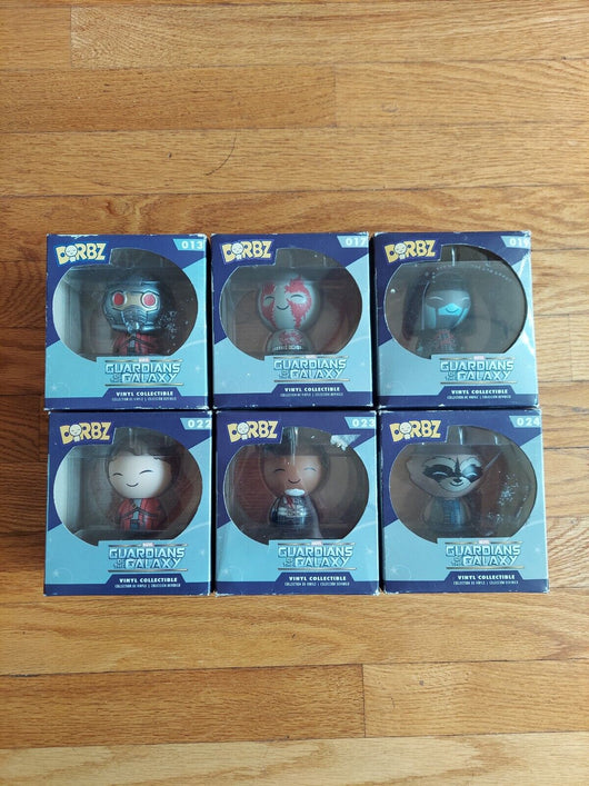 Funko! Dorbz: Guardians Of The Galaxy Bundle (Starlord #013, Drax #017...,New