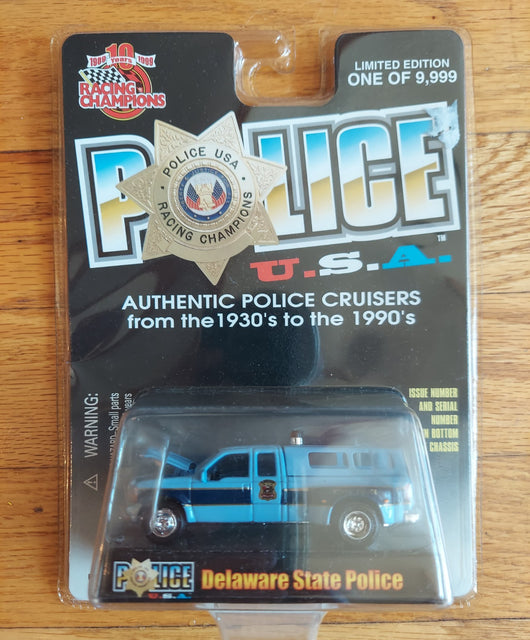 Racing Champions - Delaware State Police - Ford F-350 - Limited Edition - 1/64