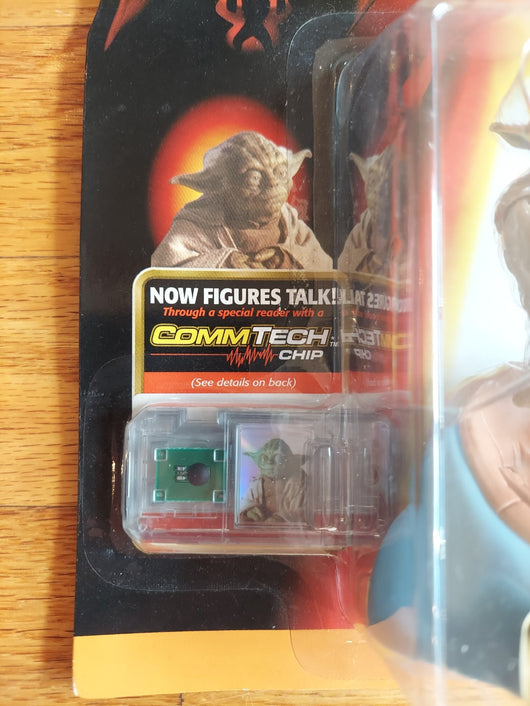 Star Wars: Yoda W/Jedi Council Chair - W/CommTech Chip - Vintage 1998 NEW Sealed