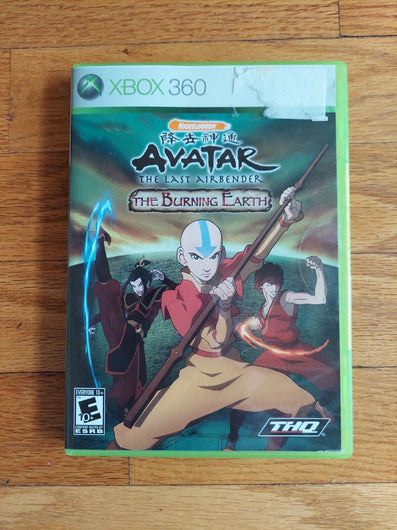 Avatar: The Last Airbender The Burning Earth (Xbox 360, 2007) No Manual,works