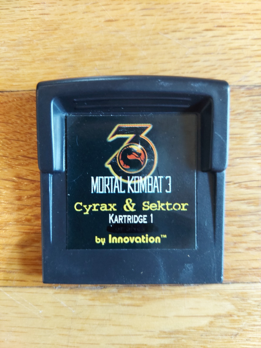 Sega Genesis - Mortal Kombat 3: Kartridge 1 - Cyrax & Sektor, Works, Fast Ship