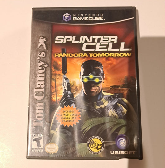 Splinter Cell: Pandora Tomorrow Stealth Action Redefined Nintendo Gamecube Combo