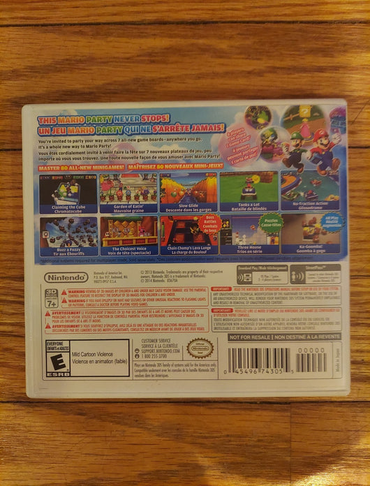 Mario Party: Island Tour (No Manual) - Nintendo 3DS - Party Mini-Game Collection