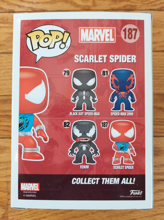 Funko Pop! Scarlet Spider #187 (Walgreens Exclusive) - Vinyl Bobble-Head Figure