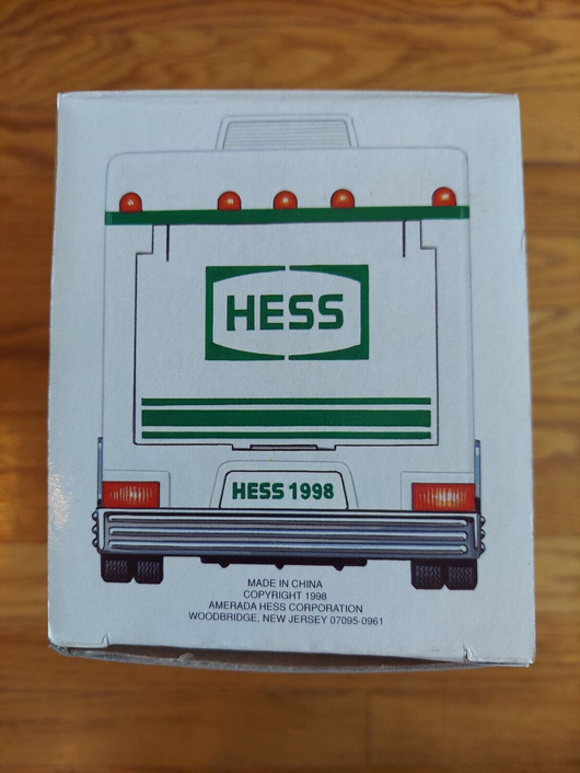 Hess 1998 Recreation Van With Dune Buggy And Motorcycle, Fast Shipping!