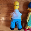 Vintage 90s Simpsons Burger King Plush Doll Set 4 Homer Marge Maggie Lisa 