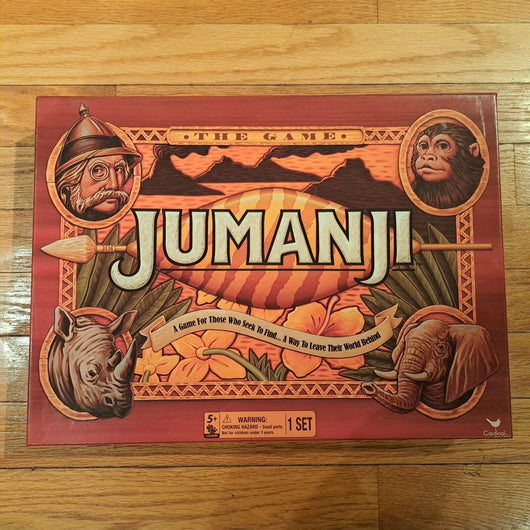 JUMANJI The Game Board Game Family Adventure Game, Completed, Best For Game Nite