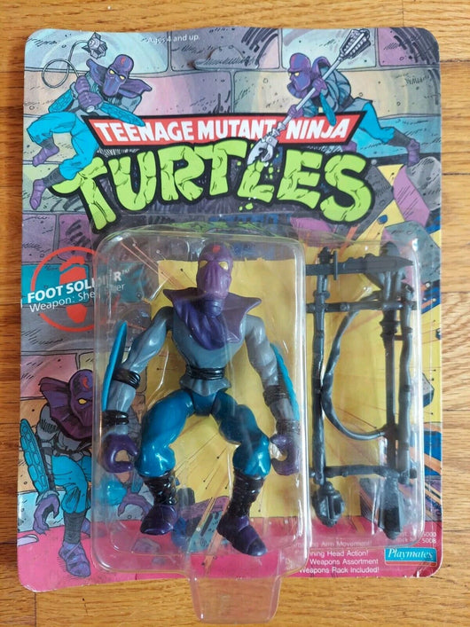 Vintage 1990 TMNT Foot Soldier Unpunched - Playmates, Fast Shipping