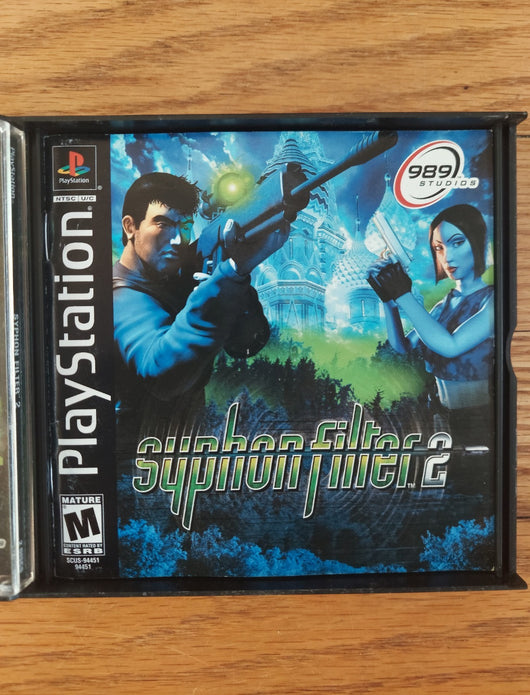 Syphon Filter 2 (CIB) - PS1 Game Shooter Action Stealth - Works - Fast Shipping!