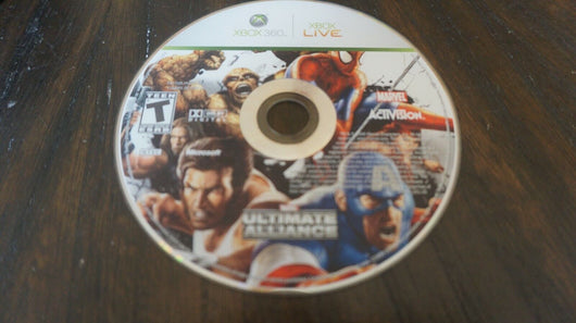 Marvel: Ultimate Alliance (Microsoft Xbox 360, 2006) Disc Only! Works, Baby!