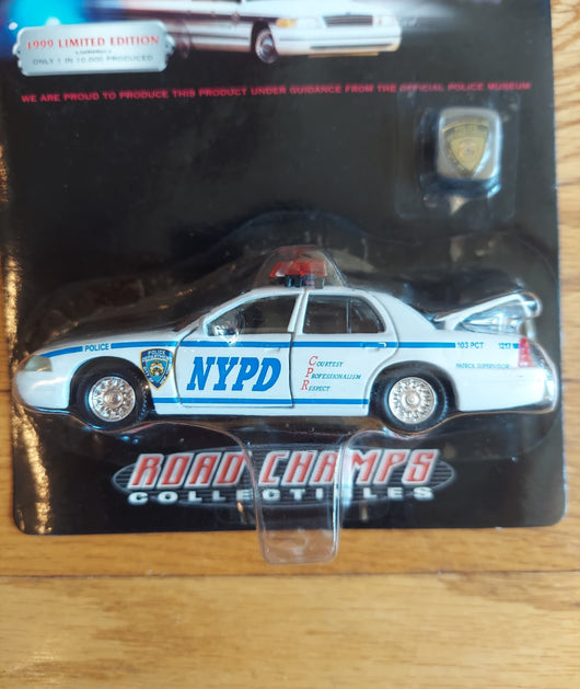 Road Champs Collectibles: Police Series - New York Police Dept. - 1/43 Scale