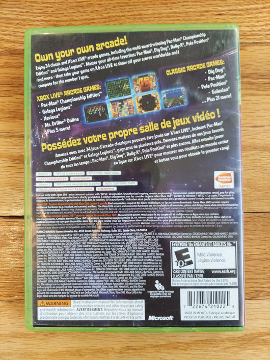 Namco Museum Virtual Arcade (CIB) - Xbox 360, Fast Shipping!