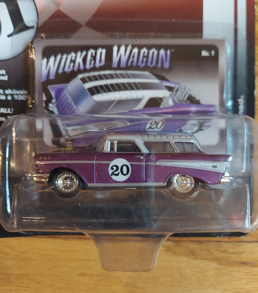 Johnny Lightning: The Spoilers - '57 Chevy Nomad - Wicked Wagon - 1/64 Scale NEW