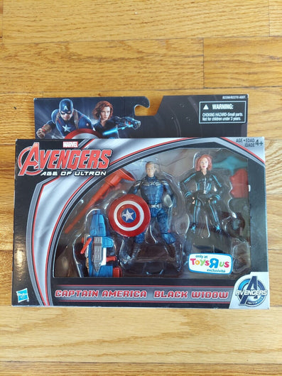 Avengers: Age Of Ultron (2015) - Captain America & Black Widow (Toys R Us Exclu)