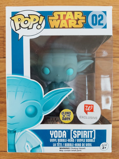Funko Pop Star Wars - Yoda (Spirit) #02 (Walgreens Exclusive/Glows In The Dark)