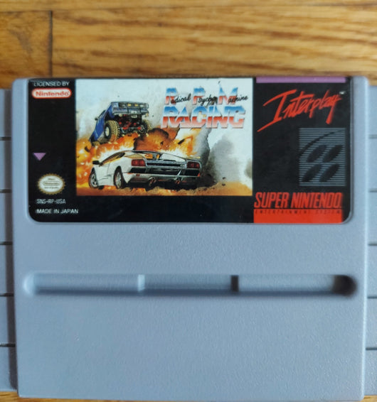 Radical Psycho Machine Racing - SNES Game Isometric Racer Combat Fast Shipping!