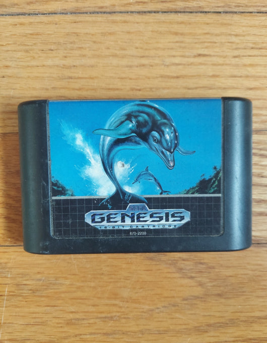 Ecco The Dolphin - Sega Genesis Game Action & Adventure - Works - Fast Shipping!
