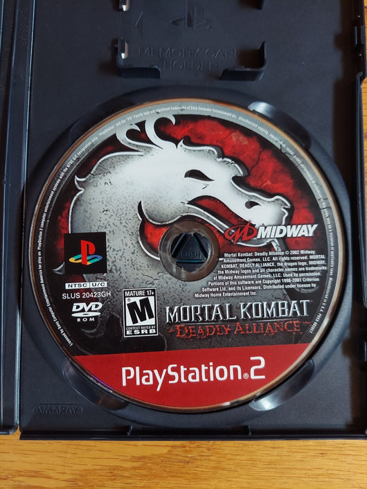 Mortal Kombat: Deadly Alliance PS2 - No Manual, Fast Shipping, Works