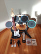 Wii Rockband Bundle W/Wireless Drumset, Kick Pedal, Drum Dongle, Drum Sticks