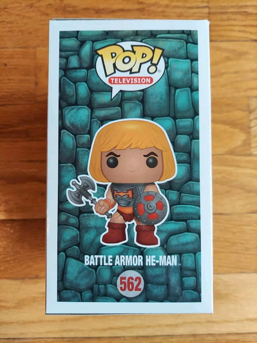 Funko Pop! Television: Battle Armor Skeletor #563 & Battle Armor He-man #562,new