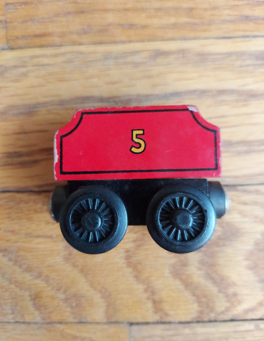 Thomas & Friends Wooden Railway Train & Tender (1996) - James - Limited Release