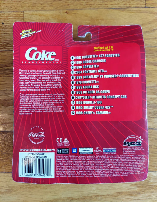 Johnny Lightning: Coca-Cola - Chrysler Atlantic Concept Car - 1/64 Scale - NEW