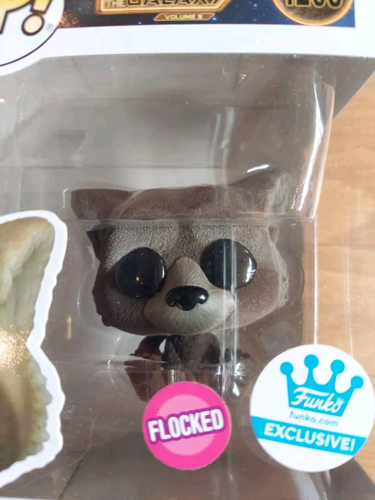 Baby Rocket Flocked #1208 ~ Funko Pop Guardians Of The Galaxy 3,New Fast Ship