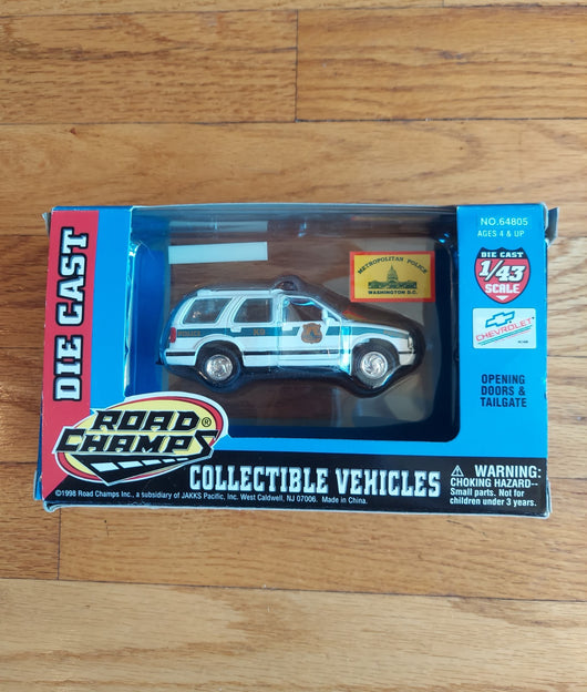 Road Champs: Collectible Vehicles - DC Metropolitan Police - Chevy Blazer - 1/43