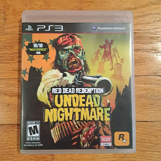 Red Dead Redemption: Undead Nightmare (Sony PlayStation 3, 2010),CIB,Fast Ship