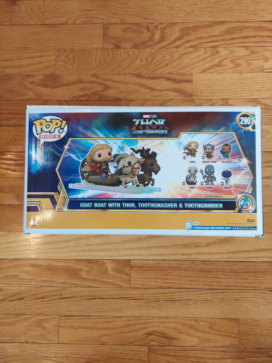 Funko Pop! Rides: Goat Boat With Thor, Toothgnasher, & Toothgrinder #290