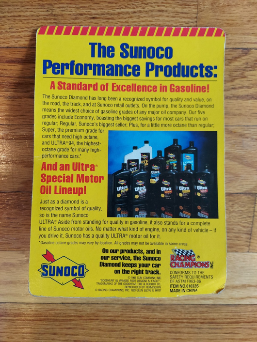 Racing Champions: Sunoco Collection - Diamond car #66 - 1/64 Scale, Fast Ship!