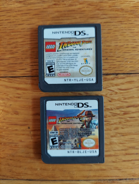 Lego Indiana Jones Game Combo (1 & 2) - Nintendo DS Game Action & Adventure