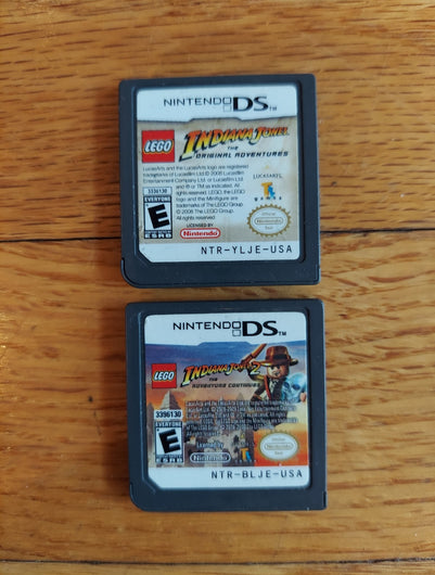 Lego Indiana Jones Game Combo (1 & 2) - Nintendo DS Game Action & Adventure