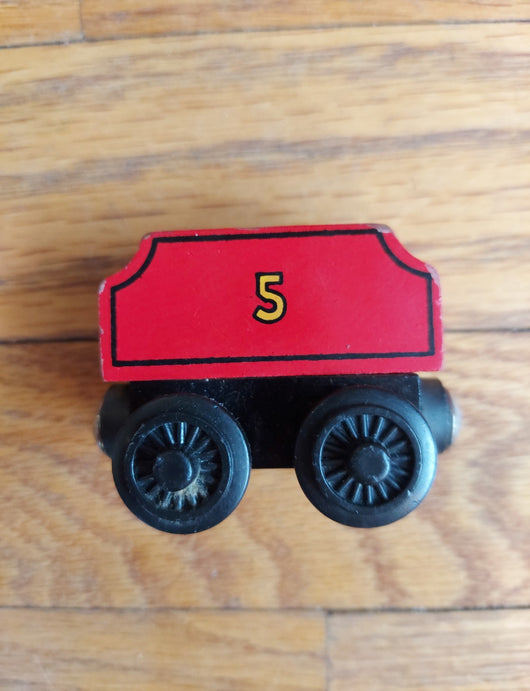 Thomas & Friends Wooden Railway Train & Tender (1996) - James - Limited Release