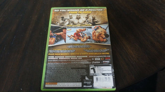 UFC Undisputed 2010 (Microsoft Xbox 360, 2010) No manual, Works!