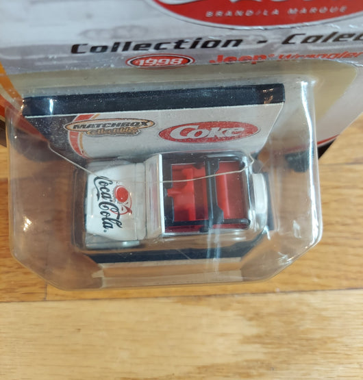 Matchbox Collectibles: Coca-Cola 1998 Jeep Wrangler Combo -1/64 Scale NEW Sealed