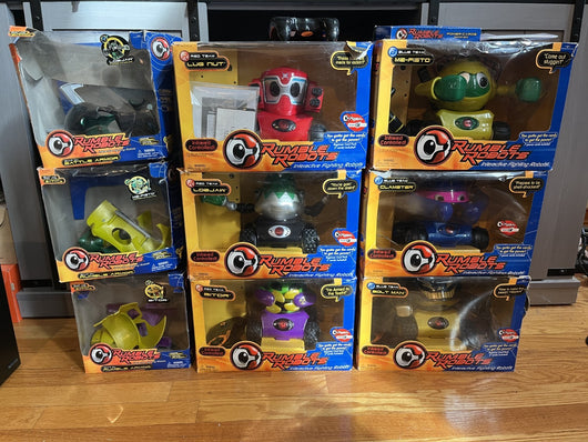 Rumble Robots (Diamond Series): Complete Set Of 6 Robots, Read des, Fast Ship!