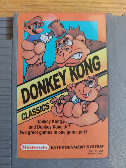 Donkey Kong Classics (Cartridge Only) - NES Game - Action & Adventure Platformer