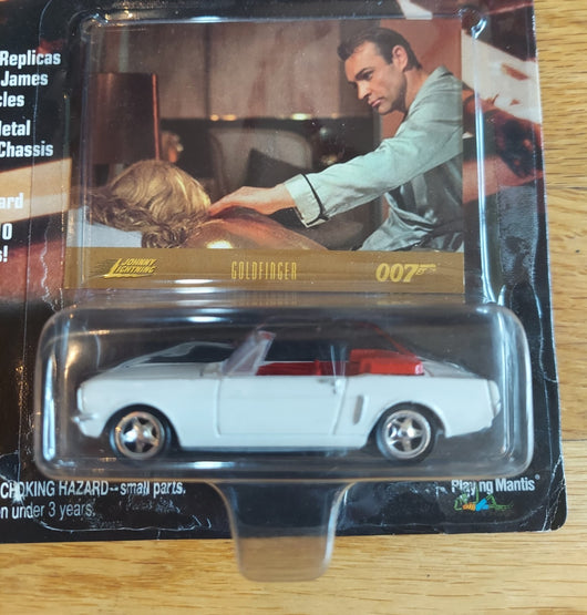 Johnny Lightning: James Bond 007 Goldfinger - 1965 Mustang Convertible - 1/64