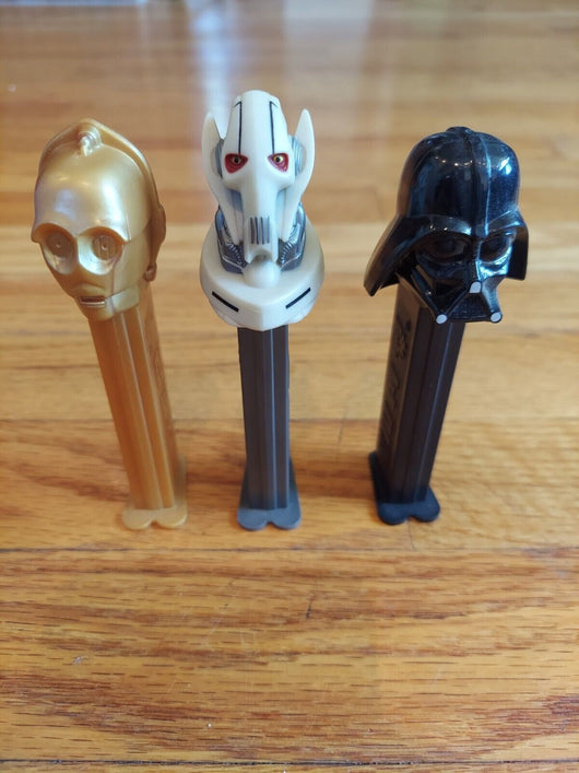 Star Wars 9 Piece Pez Collection: Yoda, Darth Vader, R2-D2, & More, Fast Ship