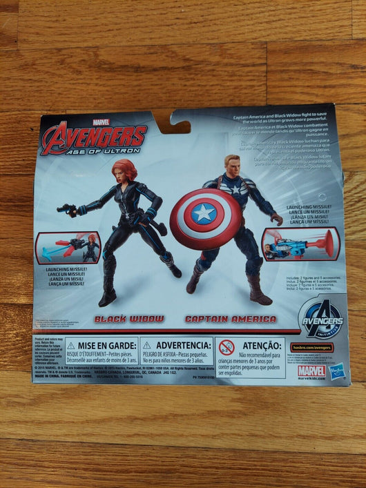 Avengers: Age Of Ultron (2015) - Captain America & Black Widow (Toys R Us Exclu)