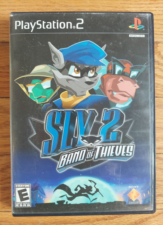 Sly 2: Band Of Thieves W/Poster (No Manual) - PS2 Game Action & Adventure Works