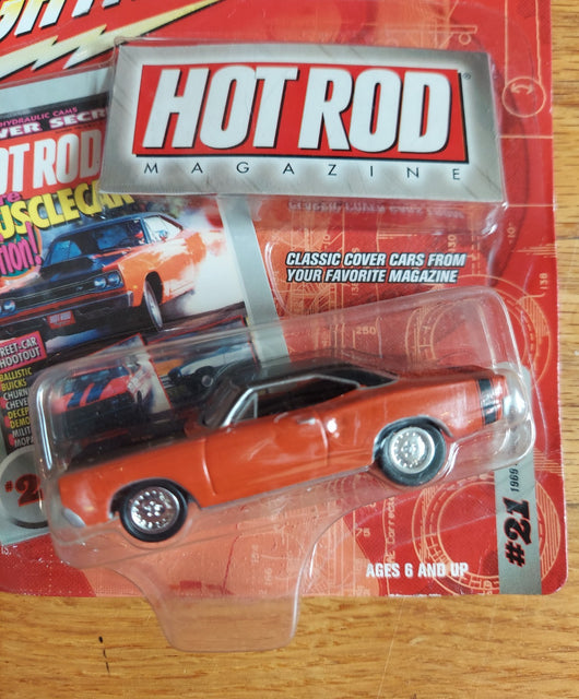 Johnny Lightning: Hot Rod Magazine - 1969 Dodge Super Bee -1/64 Scale NEW Sealed