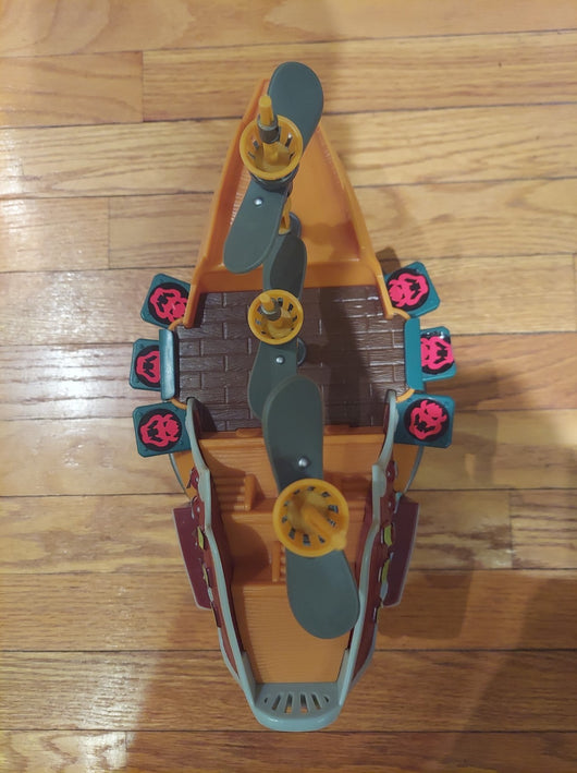 Nintendo Bowser's Air Ship Playset - Super Mario Deluxe -Incomplete Tested/Works