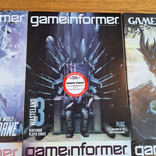Game Informer Magazine, Lot Of 10,check Photos, Fast Shipping