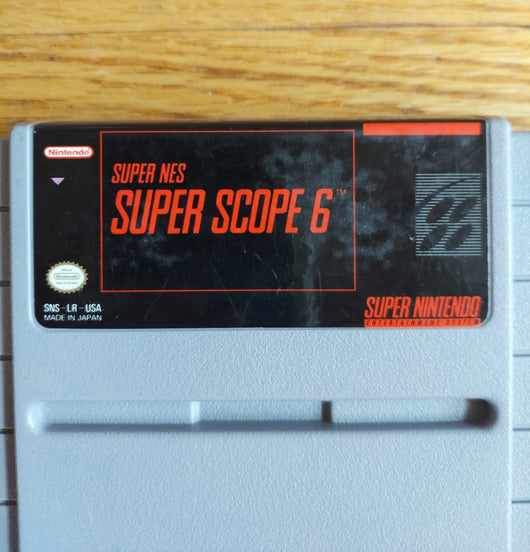 Super Scope 6 - SNES Game Action Adventure Light Gun Shooter Works Fast Shipping