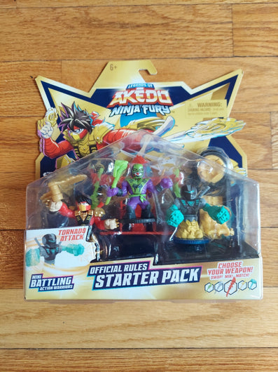 Legends Of Akedo: Ninja Fury - Official Rules Starter Pack, Fast Shipping