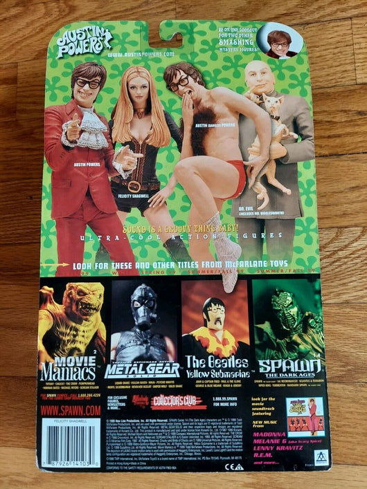 Felicity Shagwell 6” Toy Figure Austin Powers McFarlane Toys 1999 Fast Shipping