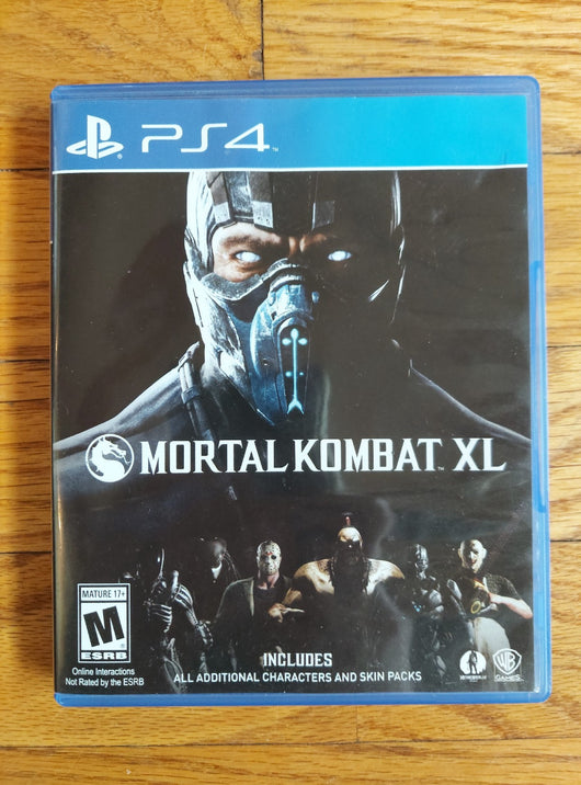 Mortal Kombat XL (CIB) - PS4 Game Fighting Martial Arts, Works, Fast Shipping!